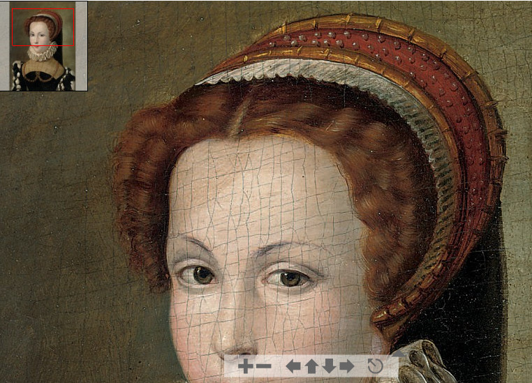1560s (estimate) - Manner of François Clouet - Portrait of a lady