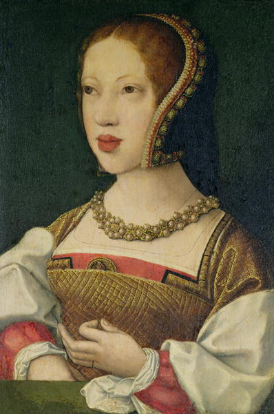 1530 (prior to) - Mary Tudor by Bernaert van Orley