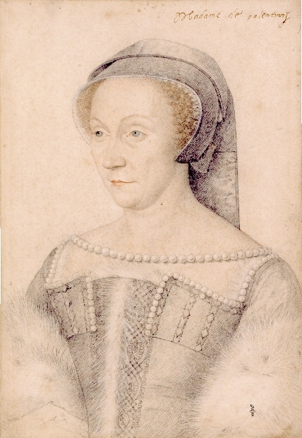 1560s (estimated) - Diane de Poitiers - Clouet