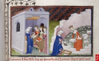 1410 - The Book of the Queen - bulding of the Cite des dames - by Master of the Cite Des Dames