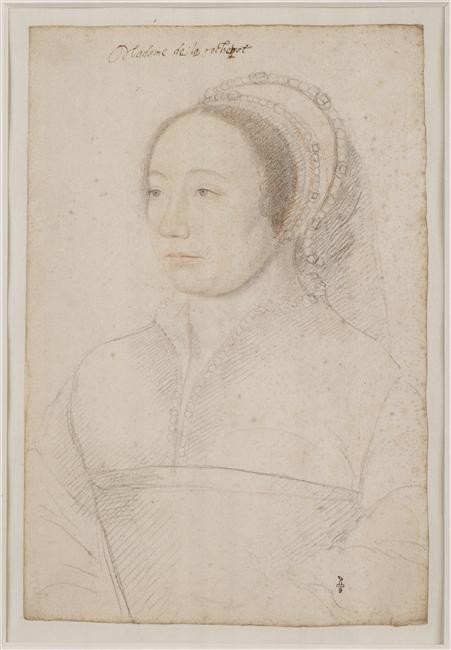 1540 - Portrait de Charlotte d'Humières - Jean Clouet