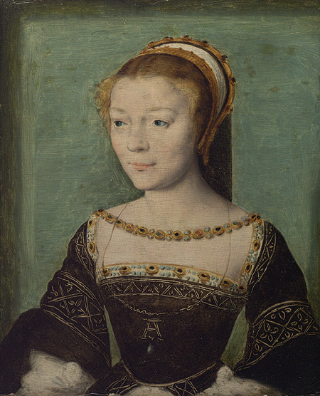1533 - Anne de Pisseleu - by Corneille de Lyon