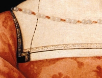 1525 - Mme Canaples (detail) by Jean Clouet