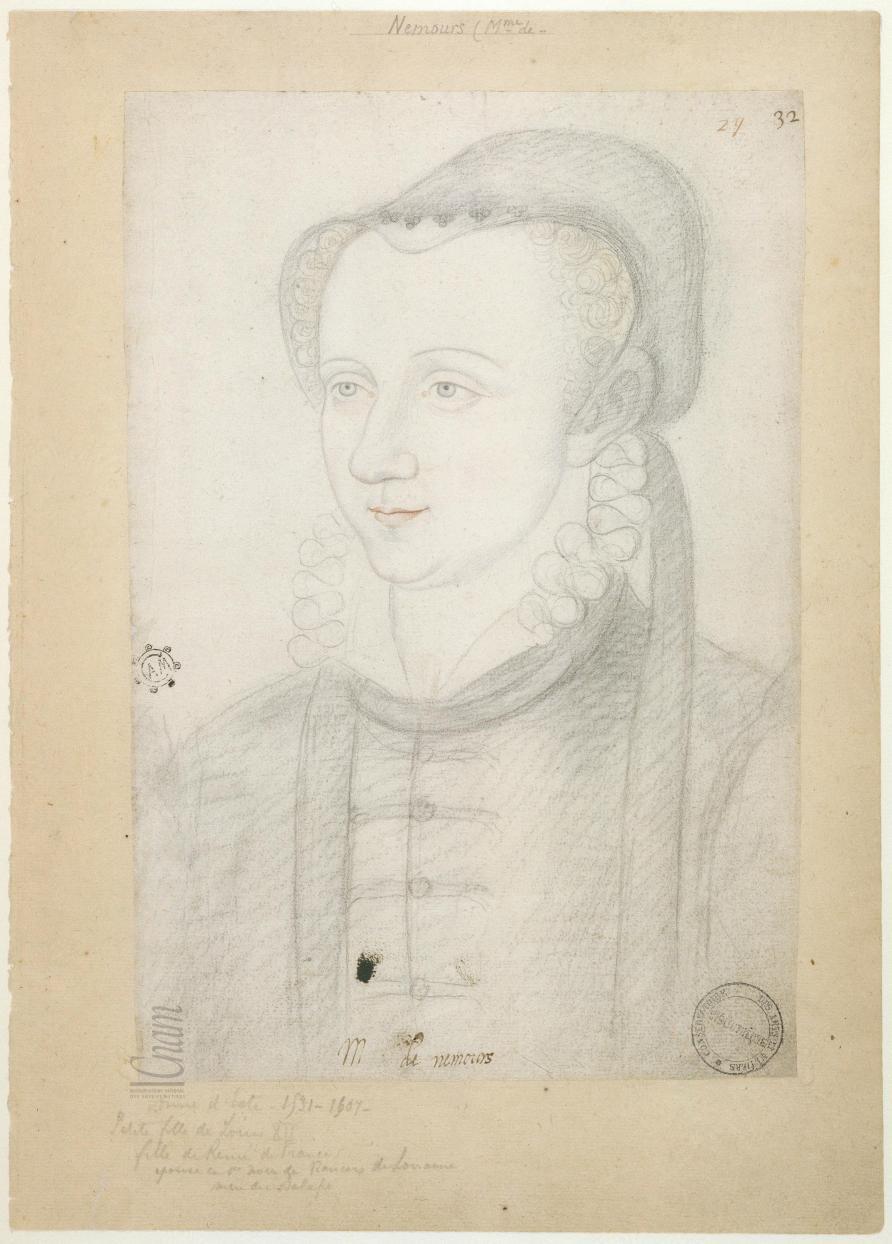 1575 (approx) - Anne d’Este, duchesse de Guise, puis de Nemours
