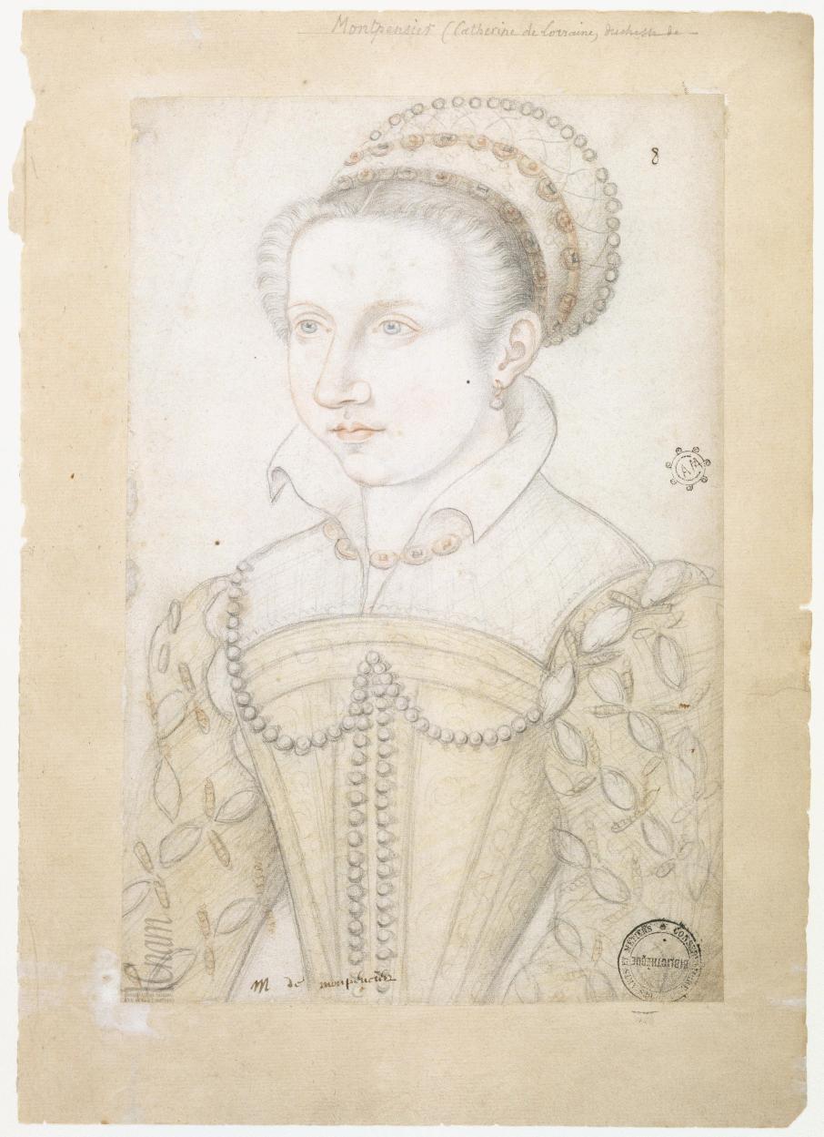date unknown (probably 1560s) - Catherine Marie de Lorraine, duchesse de Montpensier