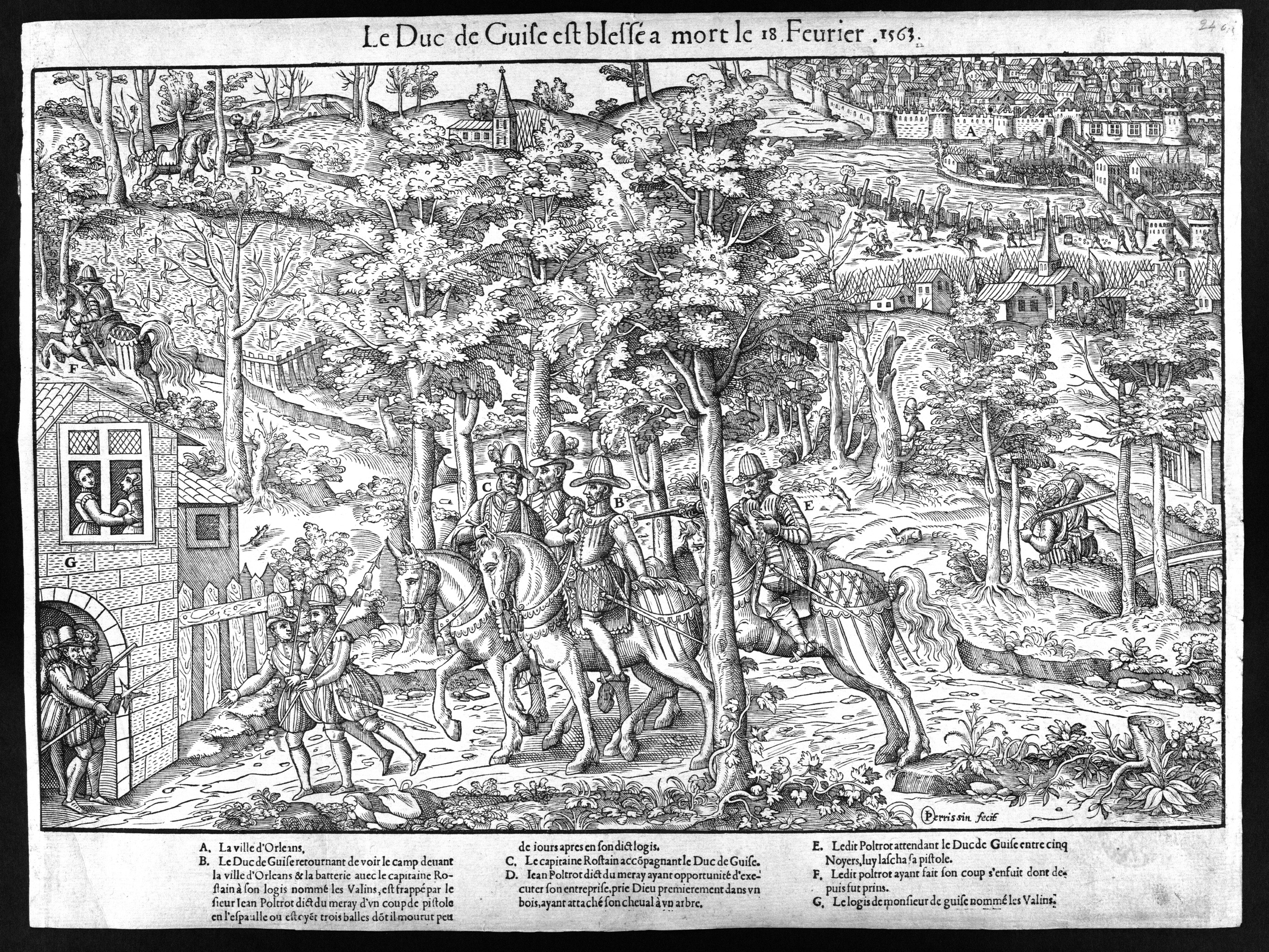 1563 - Gravure de Tortorel et Perrissin