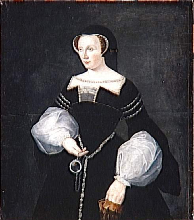 1550 (approx) - Diane de Poitiers after François Clouet (Versailles)