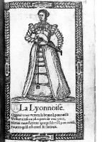 1567 - Woman of Lyon - Illustrations de Recueil de la diversité des habits qui sont de présent usage tant es pays d'Europe, Asie, Afrique et isles sauvages