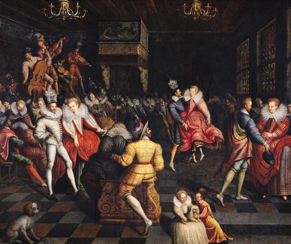 1580 (approx) - Ball at the Court of Valois - French School