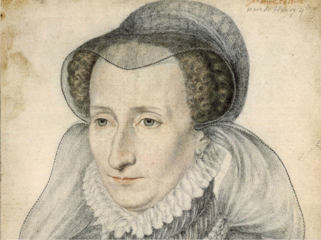1585 - post-humous portrait of Jeanne d'Albret