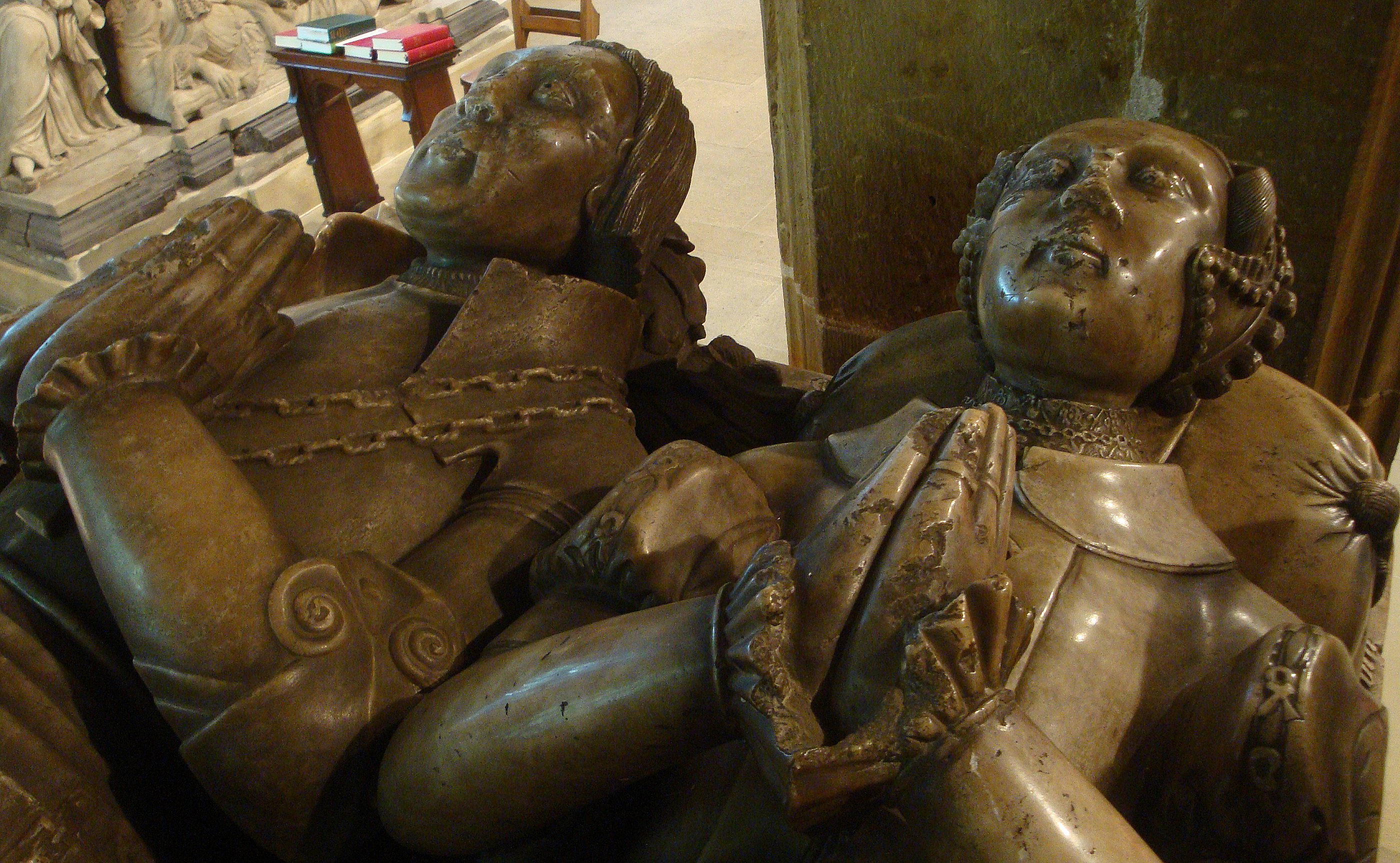 1547 - Sir Robert Scargill (d1532) and his wife