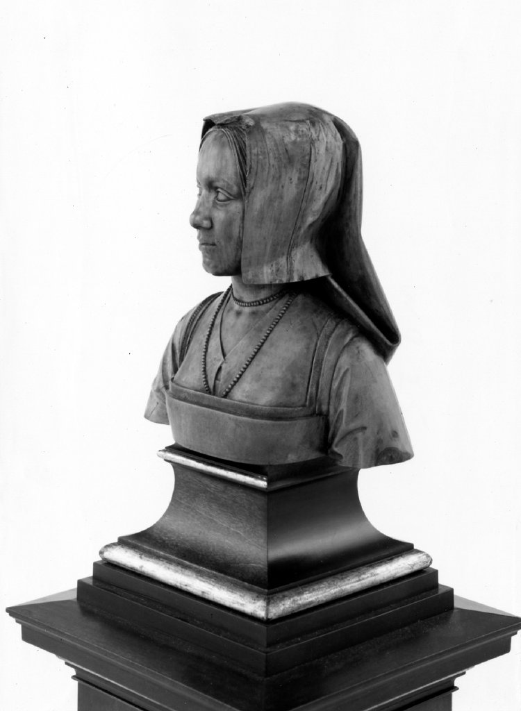 1504 - Margaret of Austria - by Conrad Meit - at the British Museum - http://www.britishmuseum.org/research/search_the_collection_database/search_object_details.aspx?objectid=32398&partid=1&searchText=margaret+of+austria+bust&fromADBC=ad&toADBC=ad&numpage