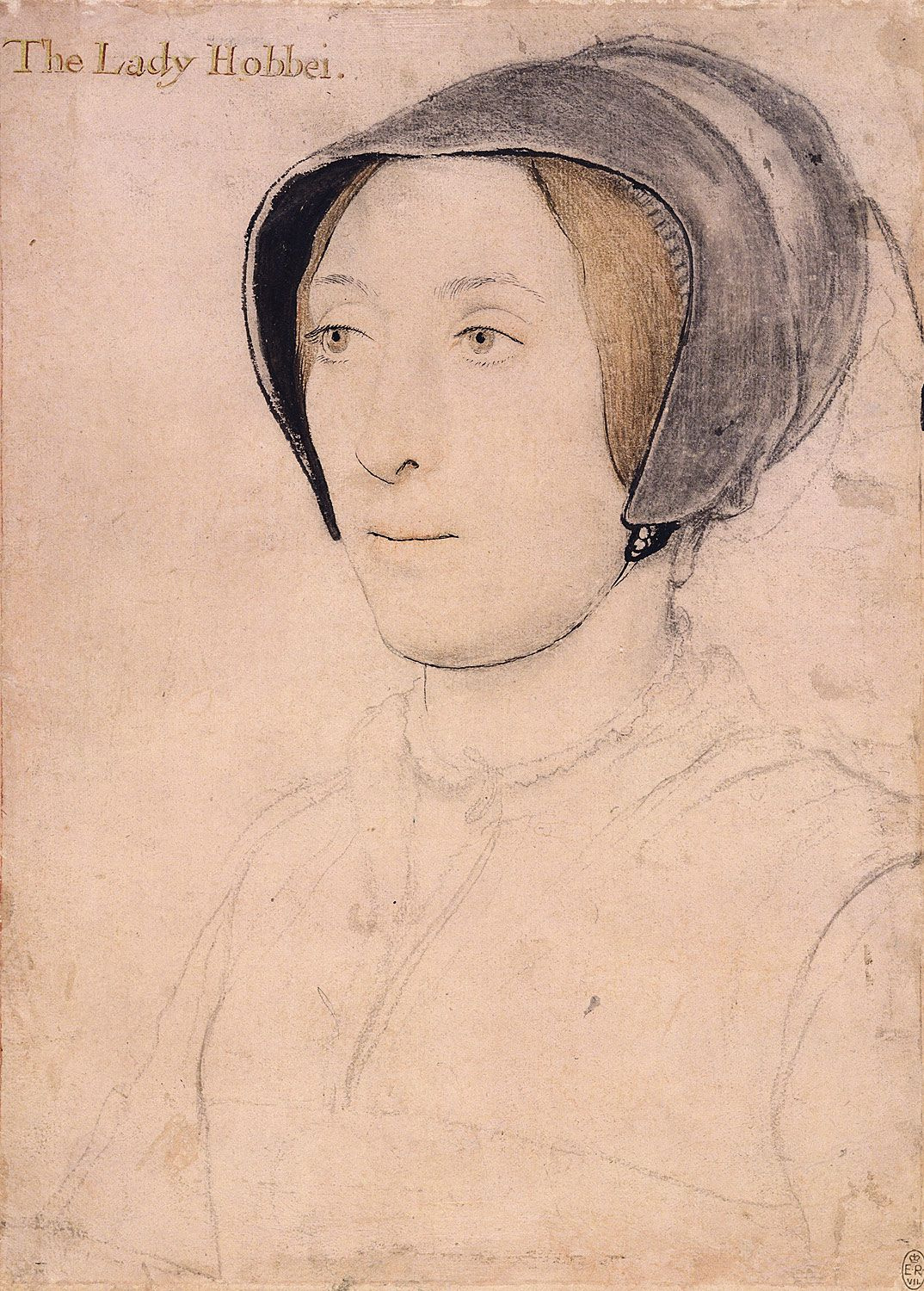 1536 - Lady Hoby by Holbein the Younger