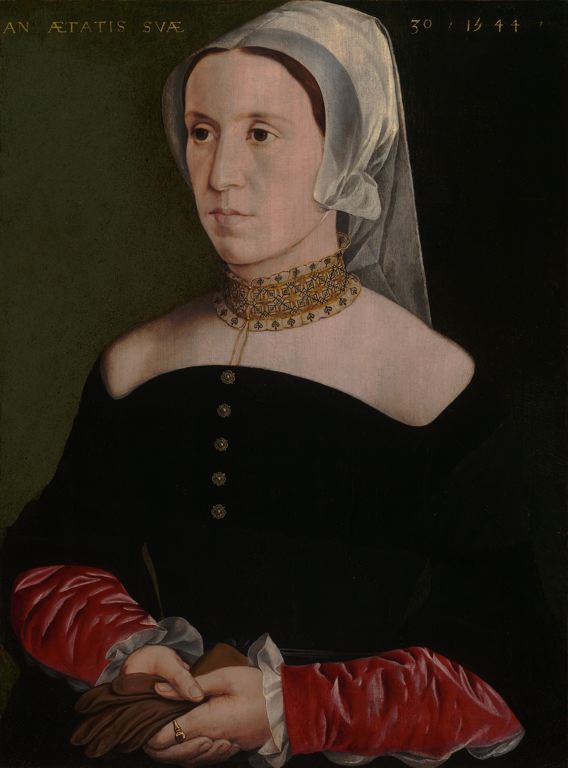 1544 - portrait of a woman - artist unkown (Flemish)