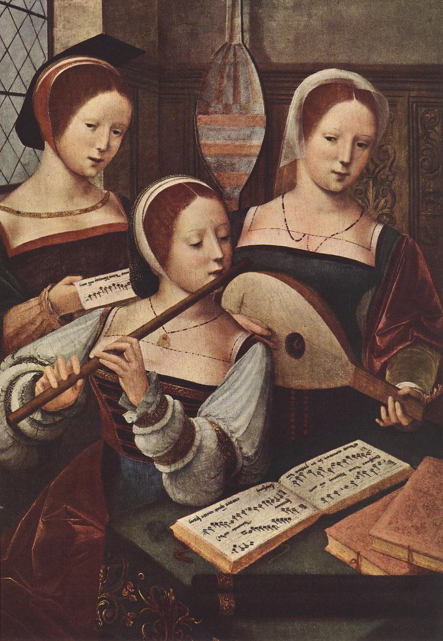 1530 - MASTER of Female Half-length - Concert of Women
