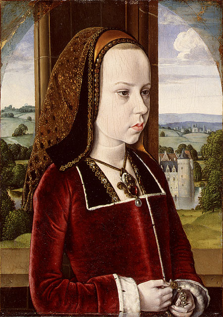 1490 - Portrait of Margaret of Austria, - Jean Hey (Master of Moulins)