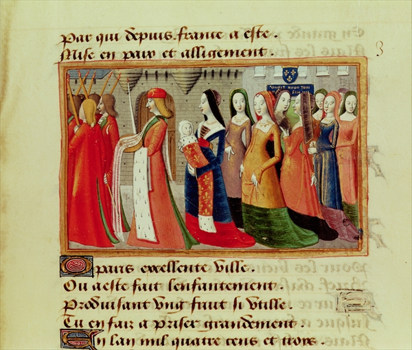 1484 - Presentation of the Dauphin to the City of Paris - by Auvergne Martial de Paris