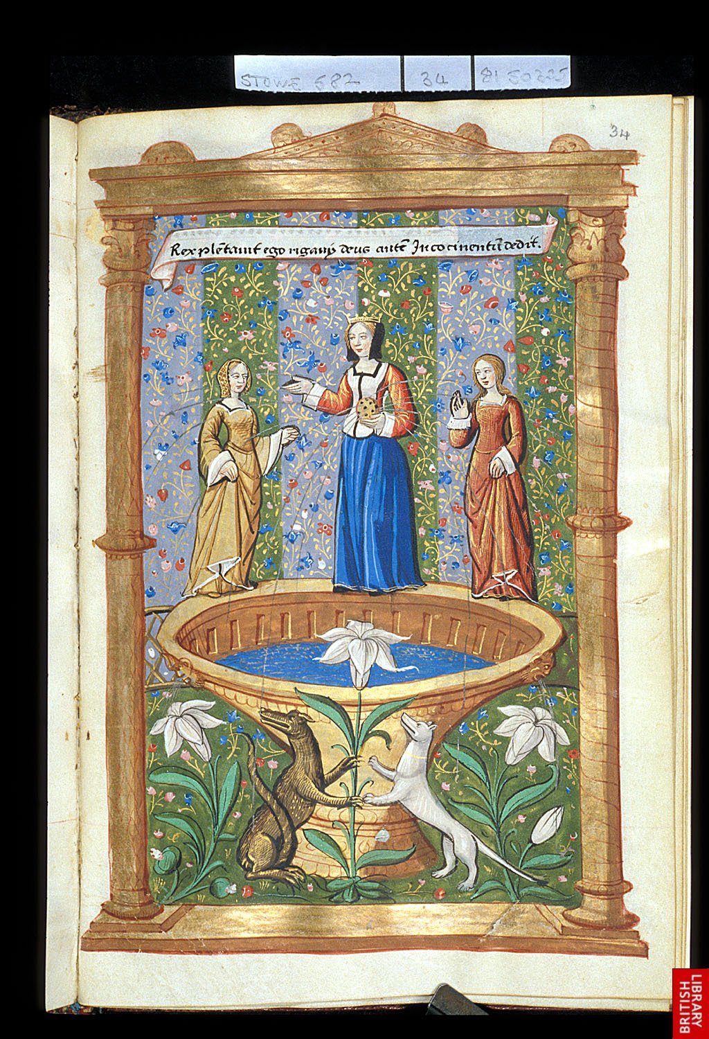 1517 - Le Sacre de Claude de France - the three women - by Jean Coene IV