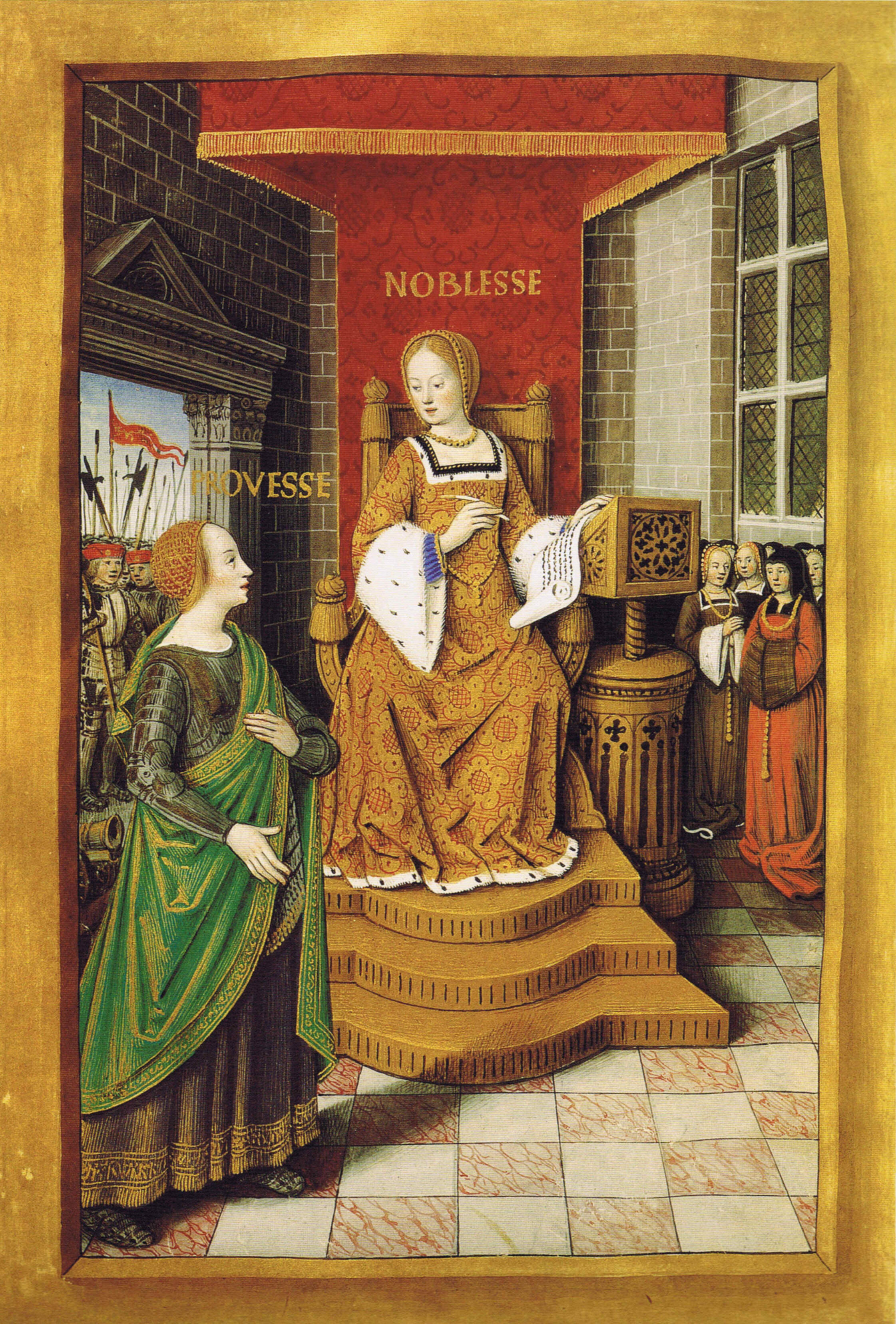 1504 (approx) - Epistres Envoyees au Roi - Fictive exchange of letters between Anne de Bretagne and Louis XII