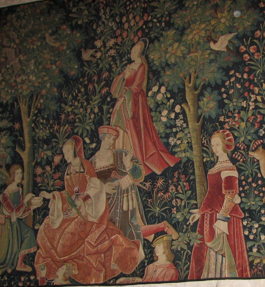1500 (approx) - Tapestry from Cluny museum