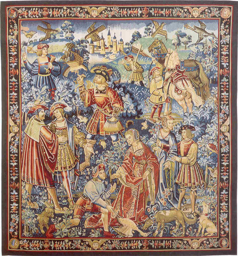 date unknown - La Chasse au Faucon tapestry