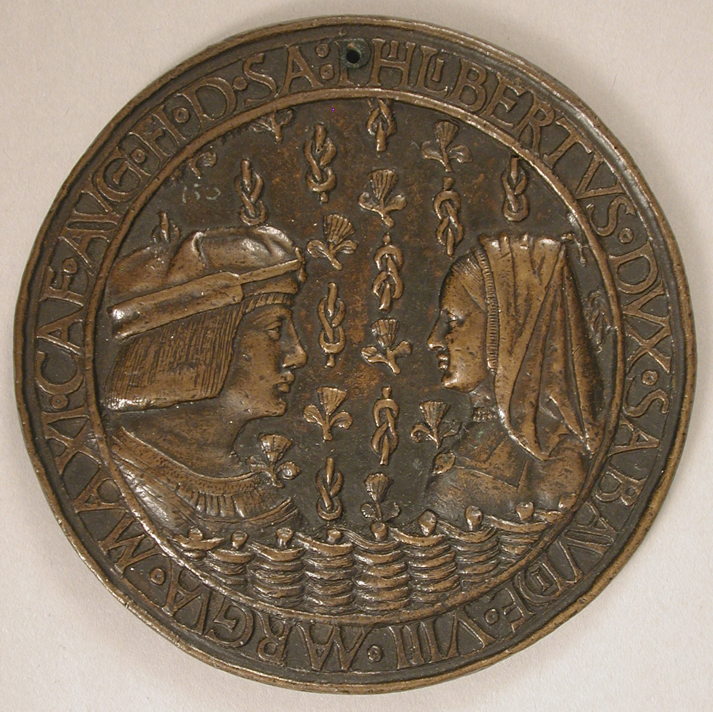 date unknown - Medal of Duke Philibert II of Savoy (1480-1504) and Margaret of Austria - at the Met