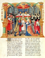 1500 (approx) - Image from Memoirs of Philippe of Commines (memoires completed between 1498 and 1501)