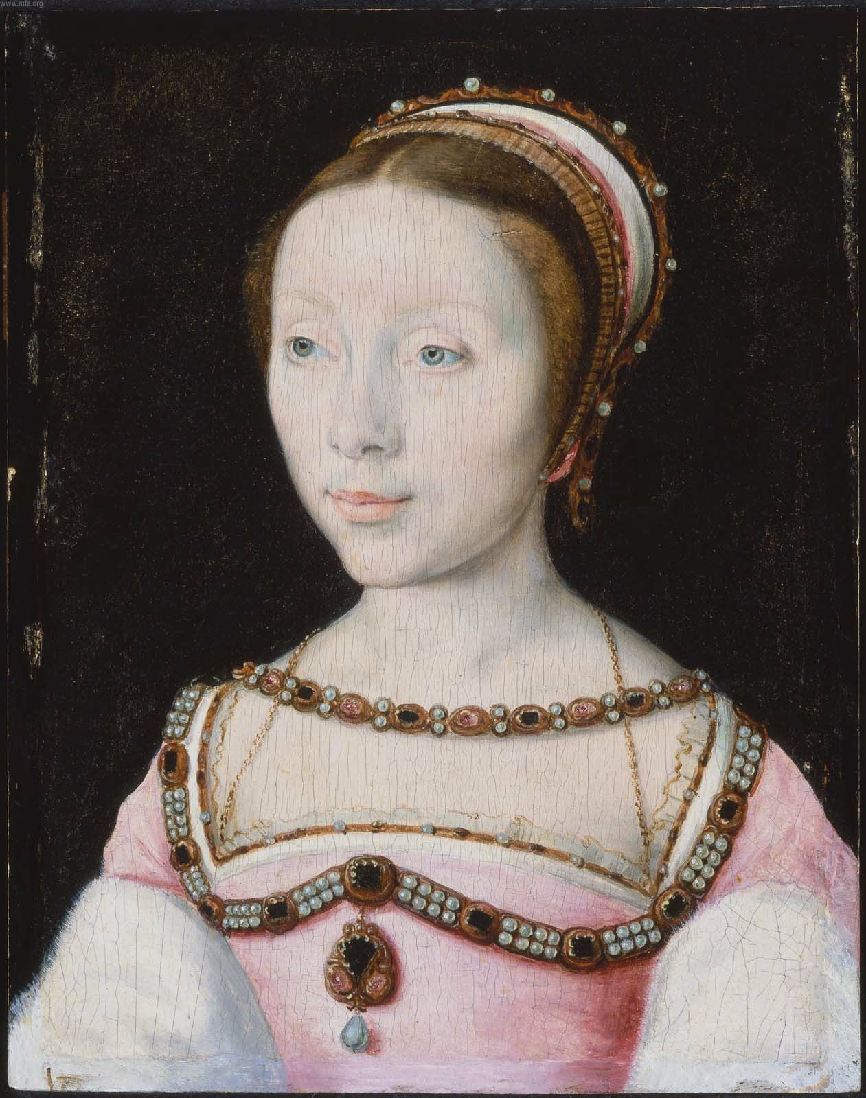 1536 (approx) Francoise de Longwy by Corneille de Lyon