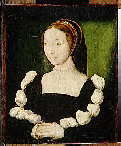 1550 (approx) - PORTRAIT presumed to be of ANNE DE LA QUEILLE - CORNEILLE DE LYON - http://www.culture.gouv.fr