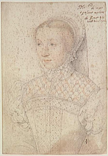 1545 (approx) - Marie de Montchenu - by CLOUET François (studio of) - http://www.culture.gouv.fr/