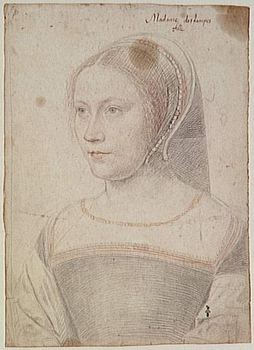 1525 - Jean Clouet - Diane de Poitiers - http://www.culture.gouv.fr