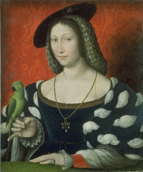 1527 - Marguerite d'Angoulême, by Jean Clouet