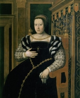 date unknown - Portrait de Catherine de Médicis, reine de France - Tito di Santi