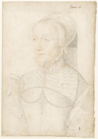 1540 (approx) - Renée de Bonneval (1515-vers 1550) - Jean Clouet - date unknown, prior to 1540