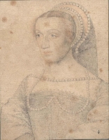 1540 (approx) - unknown woman (possibly Diane , duchesse de Montmorency) - http://www.culture.gouv.fr