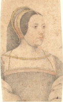 1525 - School of Jean Clouet - Judith d'Assigny, dame de Créqui de Canaples - http://www.culture.gouv.fr