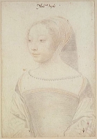 1540 - School of Jean Clouet - Louise de Clermont-Tallart, duchesse d'Uzès de Ballard de Tonnerre - http://www.culture.gouv.fr