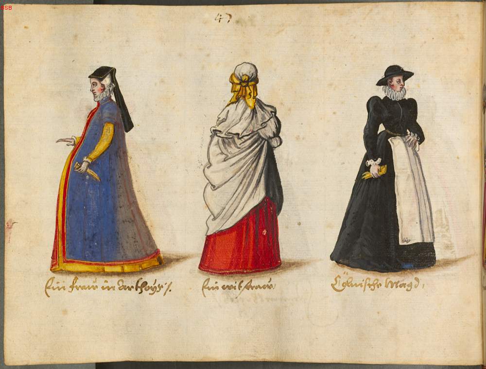 1560 -1570 - Costumes and Customs: Italy, France, Britain, Flanders, Netherlands, Brabant