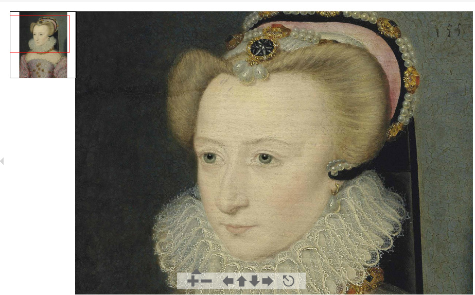 1570 (approx) - Portrait of a lady, traditionally identified as Louise de Lorraine