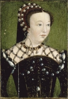 1556 - Catherine de Médicis, reine de France (1519-1589) by Clouet