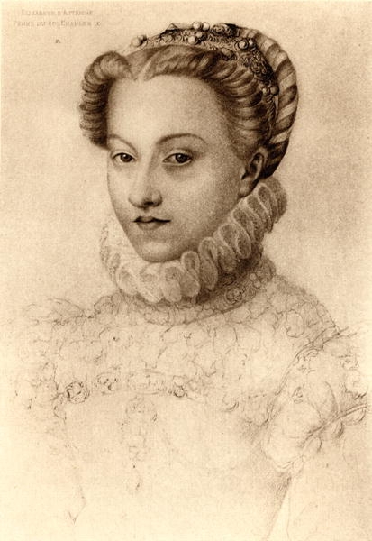 1571 - Elizabeth of Austria, Queen of France - Clouet