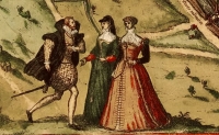 1572 - Paris - French Dress Images from the Civitates Orbis Terrarum