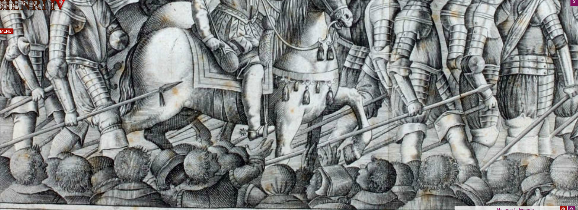 1594 - Henry IV allant a Notre-Damme - by Leon Gautier