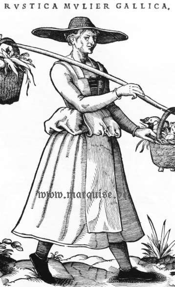 1577 - A farmer's wife from France - Hans Weigel