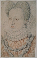 date unknown - Portrait de Marguerite de VALOIS (la reine Margot) - artist unknown